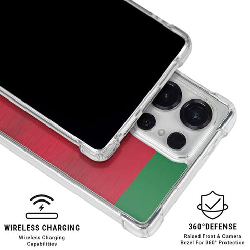 Portugal Soccer Flag Galaxy S25 Ultra Clear Case